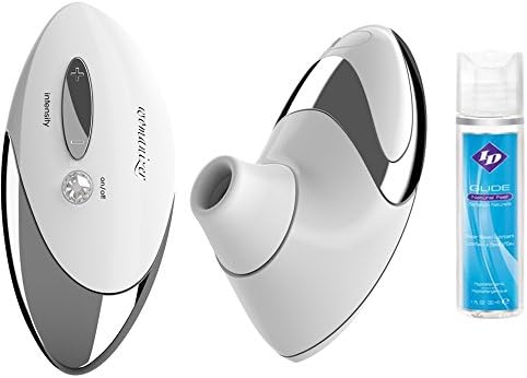 Womanizer-Deluxe-(W500-White/Chrome) + Freebies