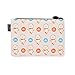 BT21 RJ Character Pattern Small Coin Purse ID Credit Card Wallet Toiletry Pouch with Zipper, Pink
