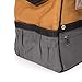 Dickies 16-Inch Durable Canvas Work Bag for Painters, Carpenters, and Builders, Heavy-Duty Zipper, Reinforced Handles, Exterior Pockets, Tan/Grey