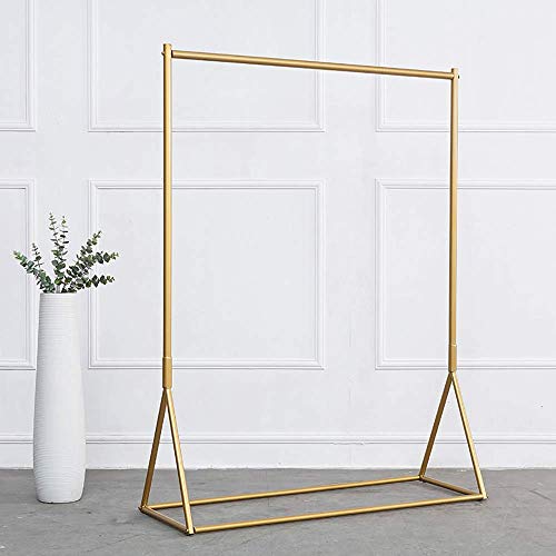 Industrial Pipe Clothing Rack Gold Garment Rack Pipeline Vintage Clothes Rack for Bedroom Living room Cloth Store