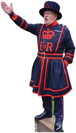 HistoricalCutouts H58065 Black Cardboard Cutout Standup