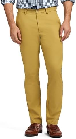 IZOD Men's Big-and-Tall American Chino Double-Pleated Pants, Khaki