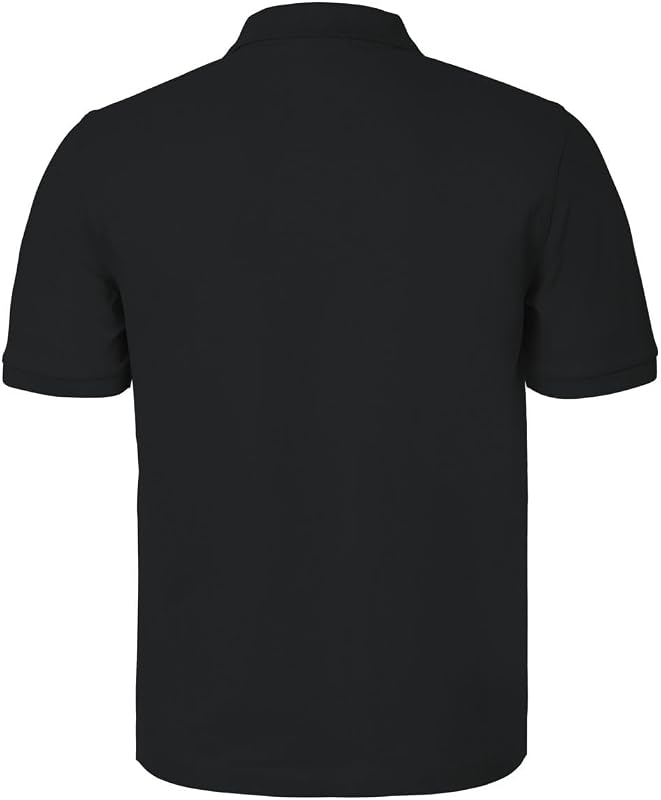 Polo de piqué para Hombre, Negro, XXL