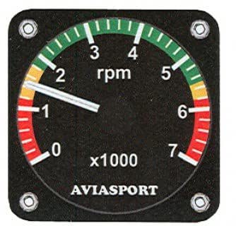 AVIASPORT ROTAX 912 TACHOMETER - 2 1/4 IN.: Amazon.com: Industrial