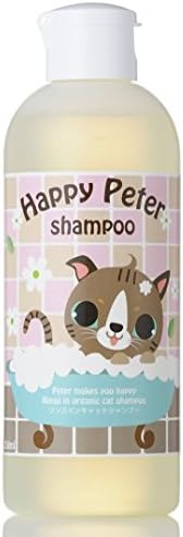 HappyPeter Cat Shampoo Contains Organic Jojoba Oil &amp; Royal Jerry For Gentle Cleansing And Nourishing Coats 8.45Oz(250Ml)