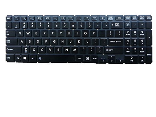 New US Black Backlit Laptop Keyboard No-Frame For Toshiba Satellite S55-B5269 S55-B5271SM S55-B5280 S55-B5289 S55-B5292 Backlight Light Notebook
