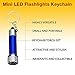 Mini LED Flashlights Keychain 24 Pack Assorted Colors - 2.5 Inches Mini Plastic Pocket Torch - 5-Bulb LED Keyring For Camping, Kids, Party Favor, Goody Bag Filler, Gift, Prize, Pocket Size - By Kidsco