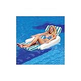 Swimline 10010SL SunChaser Padded Floating Luxury Lounger Cushion Chair 10010