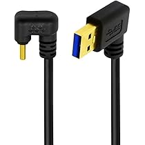 Winshop 二股ケーブル Amazon.com: xiwai Left Angled Type-A to Type C USB-C Male to