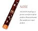 Bamboo Flute Dizi,NICOSHINE Traditional Handmade Chinese Musical Instrument In C Key(Senior Cupronickel Double Insert)