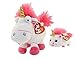 Ty Despicable Me 3 Fluffy the Unicorn - Set of 2!