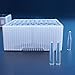 2ml HPLC Vial, Membrane Solutions Autosampler Vial Clear Sample Vials 9-425 Screw-Thread Vial and Blue Screw Cap with Hole, Case of 100