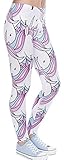 Ndoobiy Printed Leggings Basic Cheap Patterned Leggings Yoga Workout Leggings Women Girls Spandex Leggings Tights