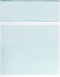 100 Blank Checks Stock - Check on Top - Diamond/Green