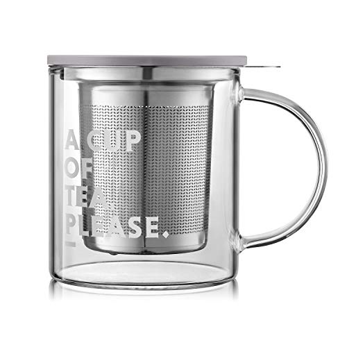 buydeem kettle (Glass Mug with Infuser)