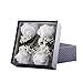 YSUCAU Rose Boutonniere Handmade Corsage Classic Artificial Groom Flowers Brooch with Pin for Wedding Prom Party (White)