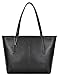 Tote Handbags,COOFIT Fashion Purses and Handbags for Women PU Leather Purse Tote Bag Black