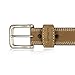 Carhartt Men's Casual Top Grain Saddle Leather Triple Stitch Belt, Brown, 36