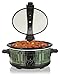 Hamilton Beach Stay or Go Portable Crock Pot, Discontinued, 6-Quart, Green/White