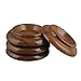Sound harbor PA-9 ABS Plastic Material,Upright Piano Caster Cups, Piano Caster Pads,Piano non-slip mat,Vertical piano Caster Cups,Furniture Caster Cups Set of 4 (Rosewood Color )