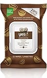 Yes To Coconut Cleansing Wipes, Brown, 30 Count