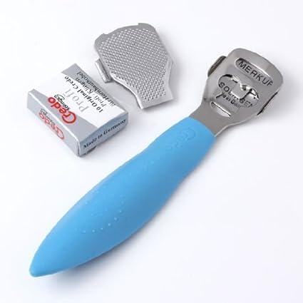 Hornhaut Mais Nagelhaut Harte Haut Entferner Rasierer Fuß Pediküre Kit + 10 Klinge Werkzeug