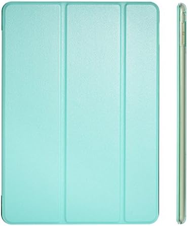 iPad Mini 4 Case Cover, Dyasge Smart Case Cover with Magnetic Auto Wake &amp; Sleep Feature and Tri-fold Stand for iPad Mini 4 Tablet(Not for mini 1,2,3),Mint Green