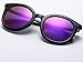 Mirror Polarized Sunglasses For Women - Diamond Candy 2018 New Design Classic Round Fashion Sunglasses UV400,Purple