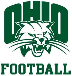 Amazon Com Ohio Bobcats Football Clear Vinyl Decal Car Truck Sticker Ohio University Automotive