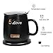 BeEcone Store 2 in 1 Wireless Heating Mug Warmer & Charger,Support All Devices Enables Qi Standard Intelligent Constant Temperature (about 122℉/50℃) for Home & Office (Black)