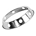 8 1/4-Inch Wok Ring, Plated Steel Construction, Reversible Size, Wok Rack by Tezzorio