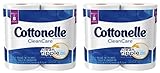 Cottonelle Clean Care Toilet Paper, 190 Sheets Per Roll, 8 Double Rolls