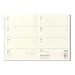 MIDORI Travelers Notebook Refill 2017 Weekly (passport size)