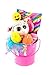 Mardel Easter Gift Basket for Children - 8 Piece Set - Pink Pail - 6 years and older
