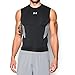 Under Armour Men's CoolSwitch Sleeveless Compression Shirt, Black /Reflective, X-Large