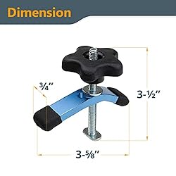 POWERTEC 71082 T-Track Mini Hold-Down