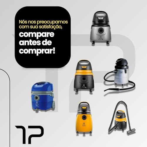 Kit 9 Sacos Descartáveis Aspirador de Pó Filtros Compatível Eletrolux A10N1 AWD01 A10T A10 Clean Car A13 AQP 10 20 Flex 1400 Flex Green Acqua Power 1400S GT 2000 GT 3000 GT 20N GT 200 Hidrovac
