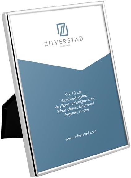 Zilverstad Sweet Memory Photo Frame, Metal, Silver, 1.11 x 9.2 x 13.2 cm