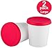 StarPack Premium Ice Cream Freezer Storage Containers - Set of 2 with Silicone Lids, for Ice Cream, Meal Prep, Soup and Food Storage primary