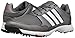 adidas Men's Tech Response Golf Shoe, Iron Metallic/White, 11.5 W US