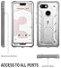 Google Pixel 3 XL Kickstand Rugged Case, Poetic Revolution [360 Degree Protection] Full-Body Rugged Heavy Duty Case with [Built-in-Screen Protector] for Google Pixel 3 XL White