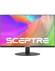 Sceptre IPS 24-Inch Computer LED Monitor 1920x1080 1080p HDMI VGA up to 75Hz 300 Lux Build-in Speakers 2021 Black (E249W-FPT)