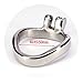 Ceclo Tshirt Stainless Steel Rings Metal Ring Ring Male Chastity s Bondage Gear for Men Chastity Cage Accessories,45mmthumb 1