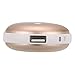 OSUNLIN 5200mAh Portable Pebbles Double-Side Rechargeable Hand Warmer/Power Bank for iPhone/Samsung (Gold)