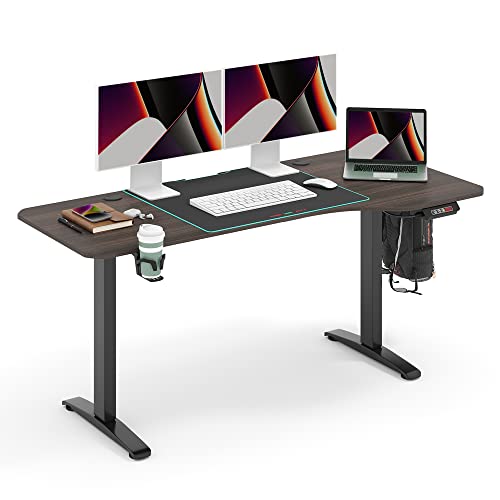 LINSY HOME Height Adjustable Electric Standing Desk for Home Office