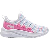 PUMA Kids Boys One4all Slip On Multi Knit Slip On Sneakers Shoes Casual - Pink, White