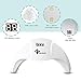 GLOUE UV LED Nail Lamp Portable 36 W Nail Dryer with 12 Beads Nail Polish Curing Lamp