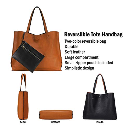 Scarleton Leather Tote Bag for Women, Womens Purses and Handbags, Reversible Tote Bags for Women, Purses for Women… - Image 5