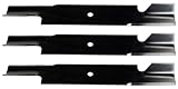 USA Mower Blades U111113BP (3) Extra High-Lift for Scag A48111 481708 481712 48304 A48304 482879 Length 21in. Width 3in. Thickness .200in. Center Hole 5/8in. 61in. Deck