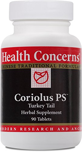 Health Concerns - Coriolus PS - Turkey Tail Herbal Supplement - 90 Tablets